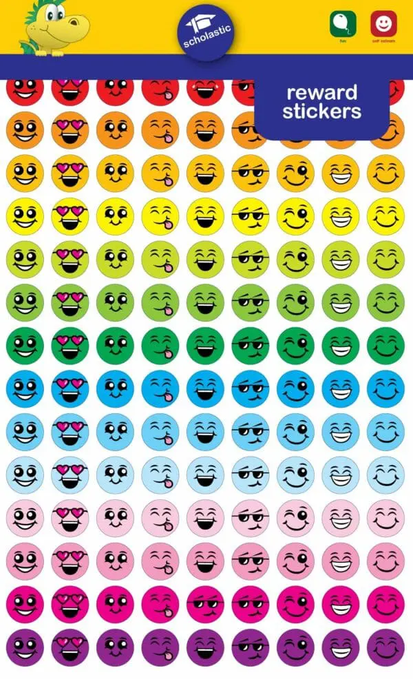 Mini Smiley Face Stickers - 378pcs