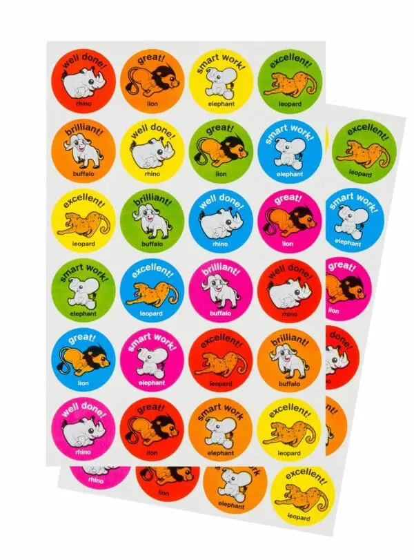 Big 5 Reward Stickers - 72pcs