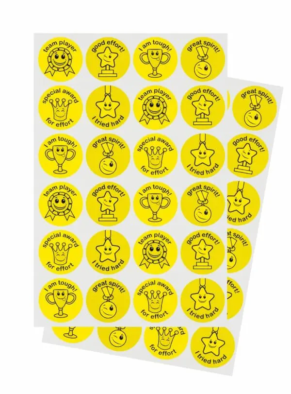Medal Stickers - 72pc