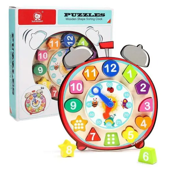 Clock - Puzzle with Blocks - 13 Pieces - TopBright