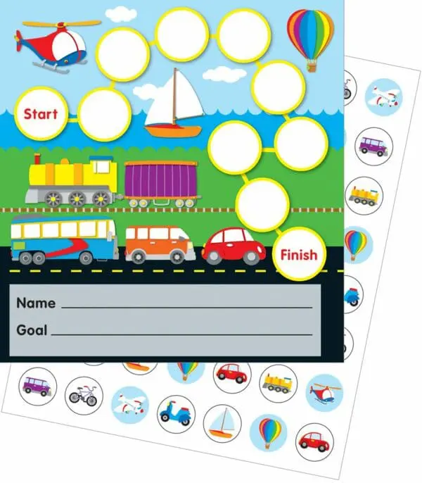 Transport Incentive Charts - 30 Charts + 392 Stickers