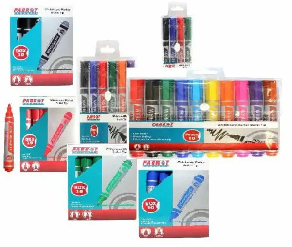 Whiteboard Markers - Bullet - Various Colors - Bulk Packs