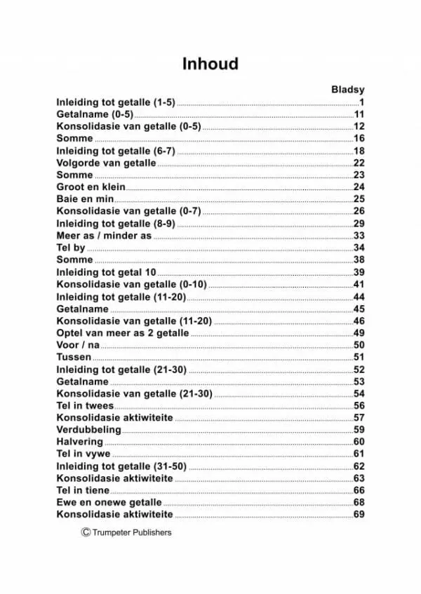 Werkboek - 1- Wiskunde... Geniet Dit! - Gr.1 - Image 4