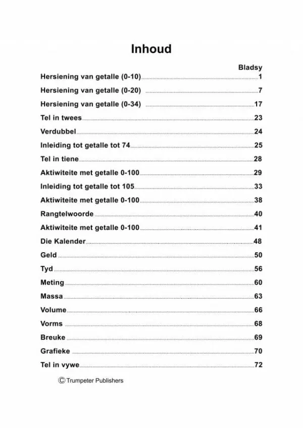 Werkboek - 2 - Wiskunde... Geniet Dit! - Gr.2 - Image 2