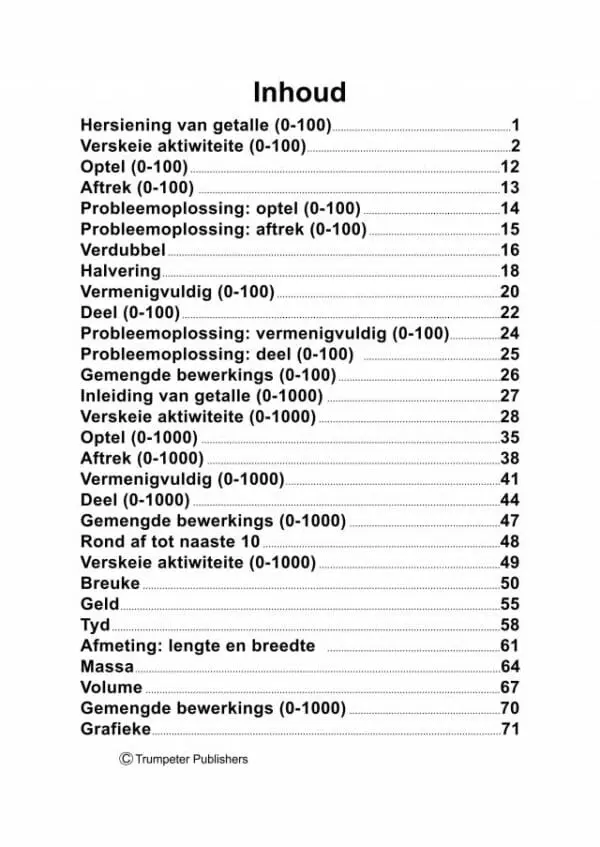 Werkboek - 3 - Wiskunde... Geniet Dit! - Gr.3 - Image 4