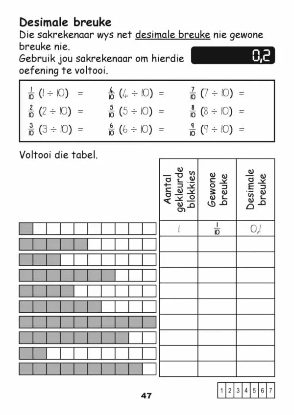 Wiskunde... Geniet Dit!  - Werkboek 4 - Gr.4 - Image 2