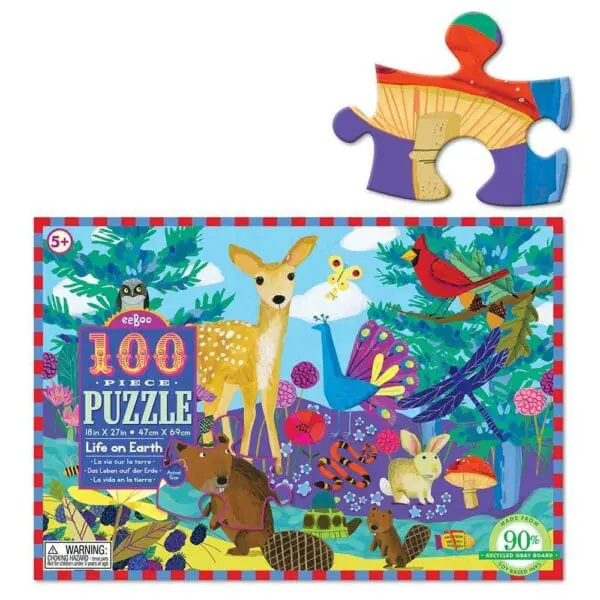 Puzzle - Life On Earth 100pcs - eeBoo
