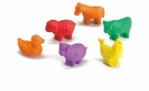 Counters - Farm Animals Counters 72pcs in container