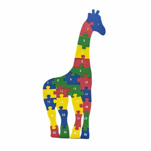 Foam Puzzle - Giraffe 26pc - Reduced To Clear