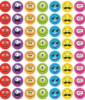 Silly Smiles Stickers - Mini Merit - 280PCS