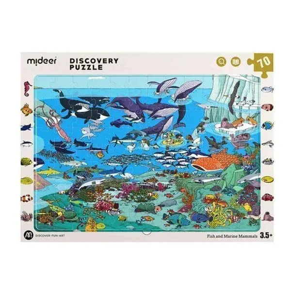 Puzzles - Big Ocean Creature Small Ocean Creature - 70pcs