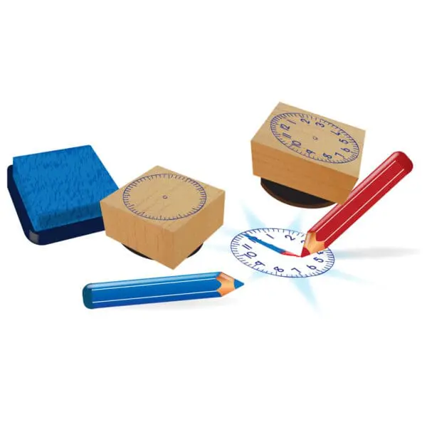 Stamp - Clocks - Face Set - Size: 4cmx 4cm - Image 2