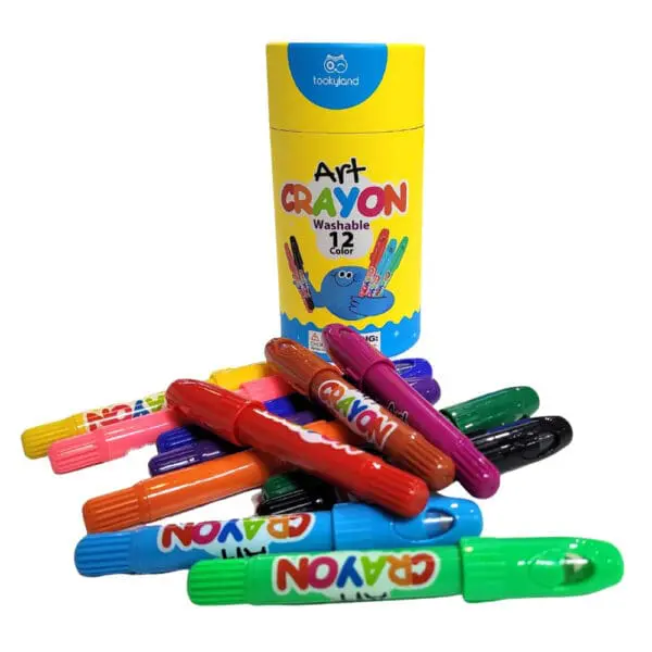 Crayon Art - 12 Colours - TookyToy