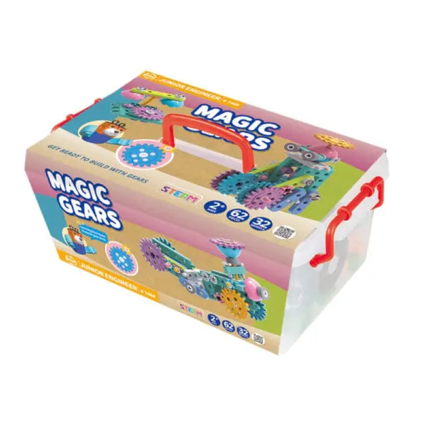 Junior Engineer Magic Gears - 62pcs -  Gigo - Image 4