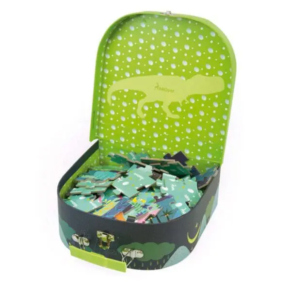 Puzzle - Dinosaur Age - Gift Box - 104pcs - Mideer - Image 2