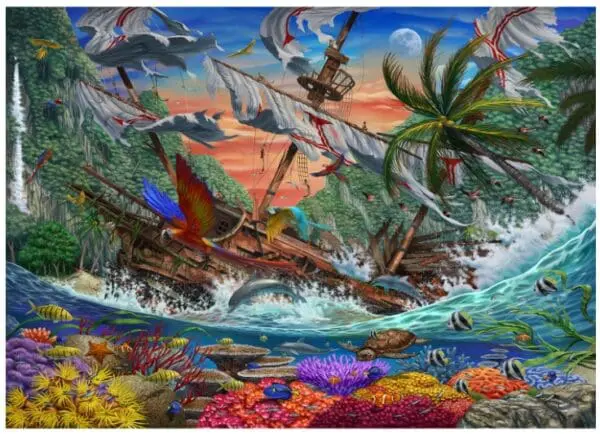 Puzzle - Shipwrecked - 48pcs