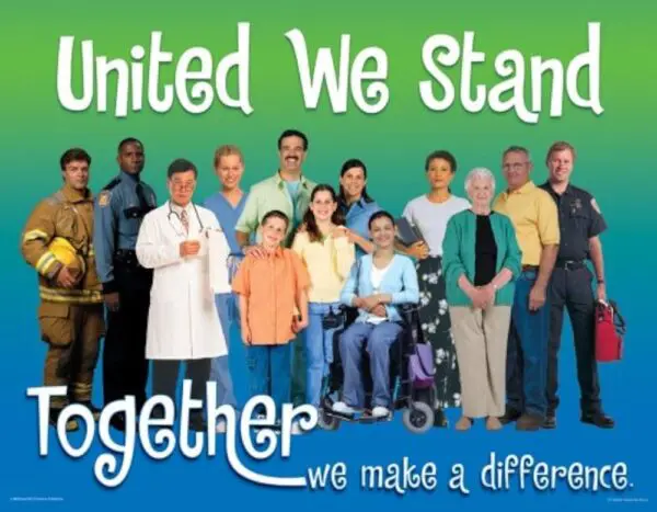 Motivational Poster - United We Stand