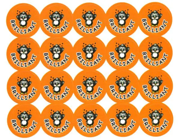 Brilliant Bird Stickers - 60pcs