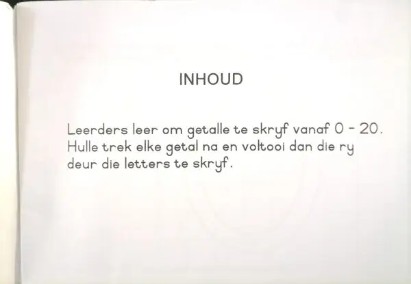 Ek Skryf Getalle - A5 landscape - 43pgs - Clearance Sale - Image 3