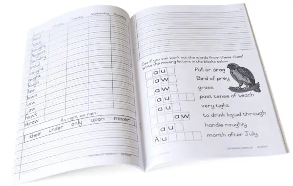 Phonics and Spelling Homework Book 3 - Image 2