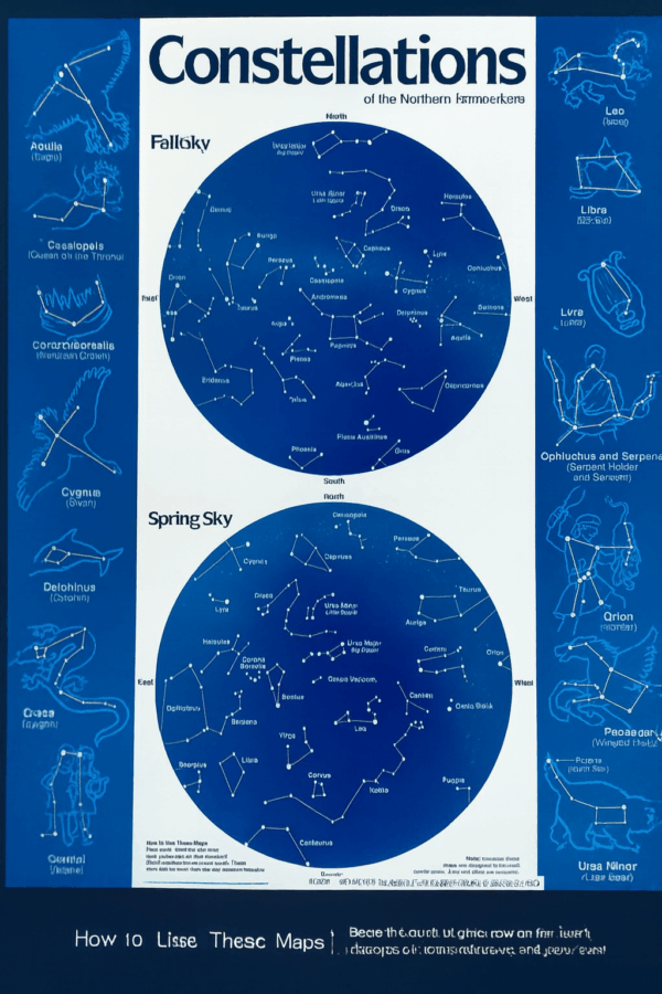 Constellations - Wall Chart - Laminated 76cm x 52cm