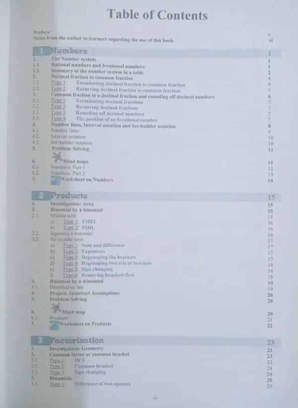 Mathematics - Survival Series - Learners Book - Gr10 - Image 4