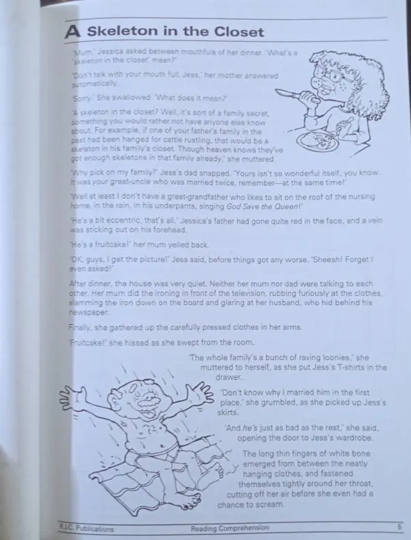 Reading Comprehension – Tales for a dark night - Image 3