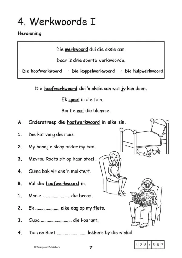 Stap Vir Stap - Afrikaans Werkboek 4 - Gr4 - Image 2
