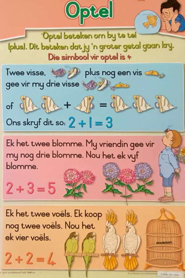 Optel - Afrikaans - Wall Chart - A1 Laminated