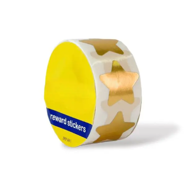 Large Gold Stars – 600pcs - Refill Sticker Roll