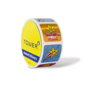 Smiley Stars & Faces – 345pcs - Refill Sticker Roll