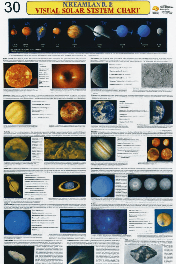 Visual Solar System - Wall Chart - Clearance Sale