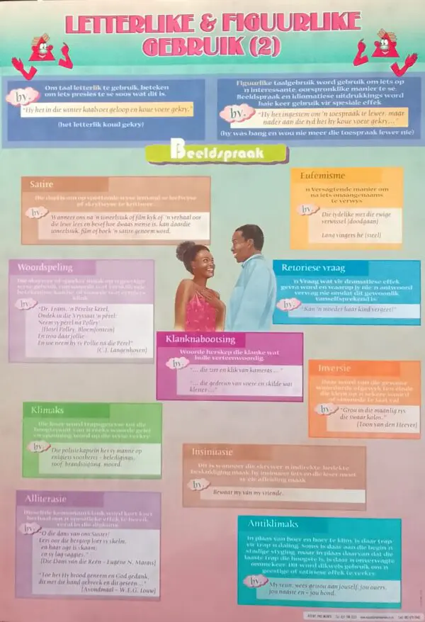 Letterlike & Figuurlike Gebruik (2)- Wall Chart - A1 Laminated