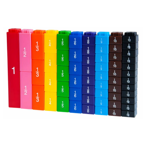 Equivalency Cubes - Fraction Learning Set - 60pcs