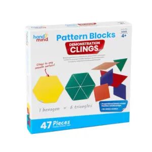 Pattern Blocks - Demonstration Clings - 47pcs