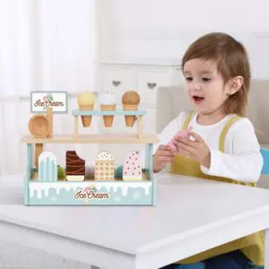Pretend Play Ice Cream Shop Toy Set