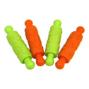 Rubber Rolling Pins – Retro – 4pcs