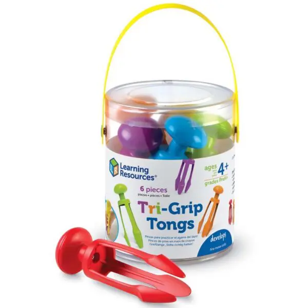 Tri grip tongs