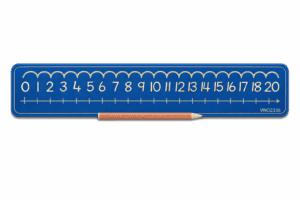 Number Board Blue - Wooden - 0 to 20