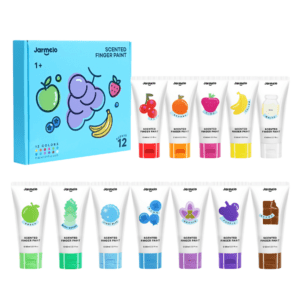 Scented Finger Paint Set - 12 Colours for Kids Art & Sensory Play