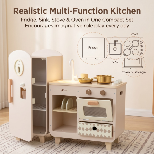 Wooden Play Kitchen