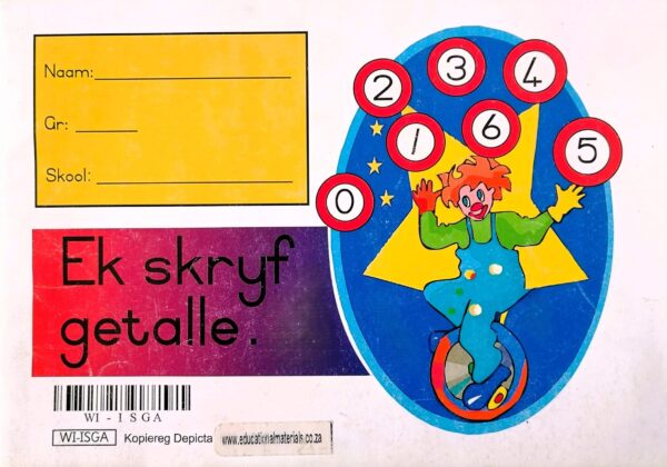 Ek Skryf Getalle - A5 landscape - 43pgs - Clearance Sale