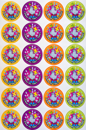 I Know My Times Tables - Maths Stickers - 120pcs